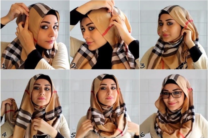 8 روش جذاب گره زدن شال و روسری1